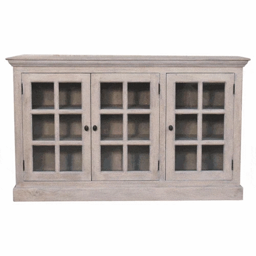 Artisan Stone Wash Triple Glazed Cabinet - Artisan Furniture - Flyclothing LLC