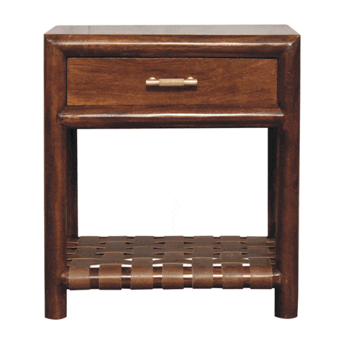 Artisan Furniture Chestnut T-Bar Bedside - Artisan Furniture - Flyclothing LLC