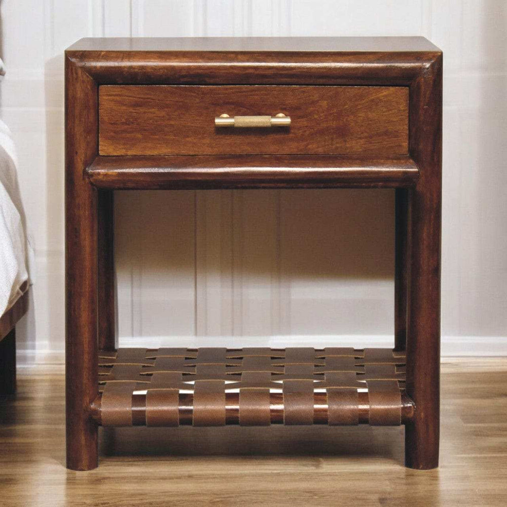 Artisan Furniture Chestnut T-Bar Bedside - Artisan Furniture - Flyclothing LLC