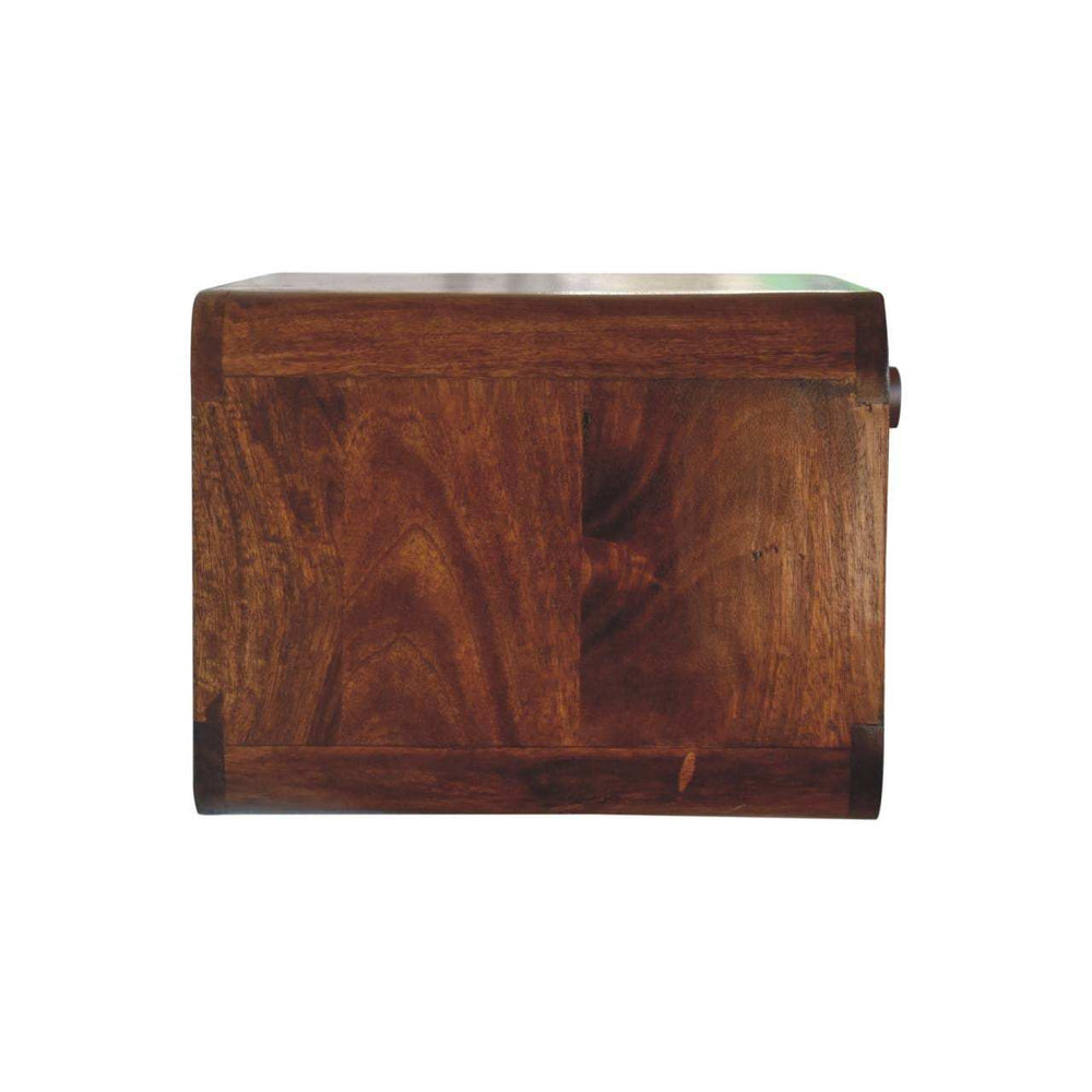 Artisan Chestnut Wall Mounted Open Woven Bedside - Artisan Furniture - Flyclothing LLC