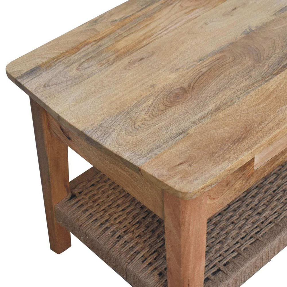 Artisan Rope 1 Drawer Coffee Table - Artisan Furniture - Flyclothing LLC