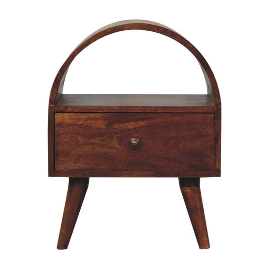 Chestnut Dome Bedside - Artisan Furniture - Flyclothing LLC