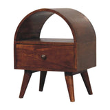 Chestnut Dome Bedside - Artisan Furniture - Flyclothing LLC