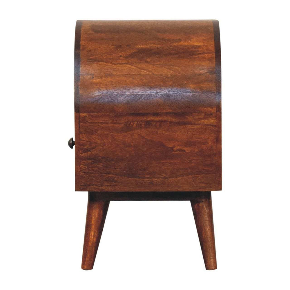 Chestnut Dome Bedside - Artisan Furniture - Flyclothing LLC