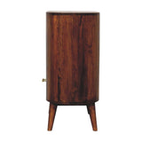 Artisan T-bar Cortez Chestnut Open Slot Cabinet - Artisan Furniture - Flyclothing LLC