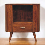 Artisan T-bar Cortez Chestnut Open Slot Cabinet - Artisan Furniture - Flyclothing LLC