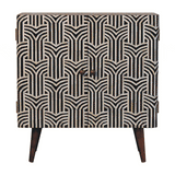 Artisan Furniture Honey Caramel Edessa Bone Inlay Cabinet - Artisan Furniture - Flyclothing LLC