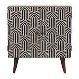 Artisan Furniture Honey Caramel Edessa Bone Inlay Cabinet - Artisan Furniture - Flyclothing LLC