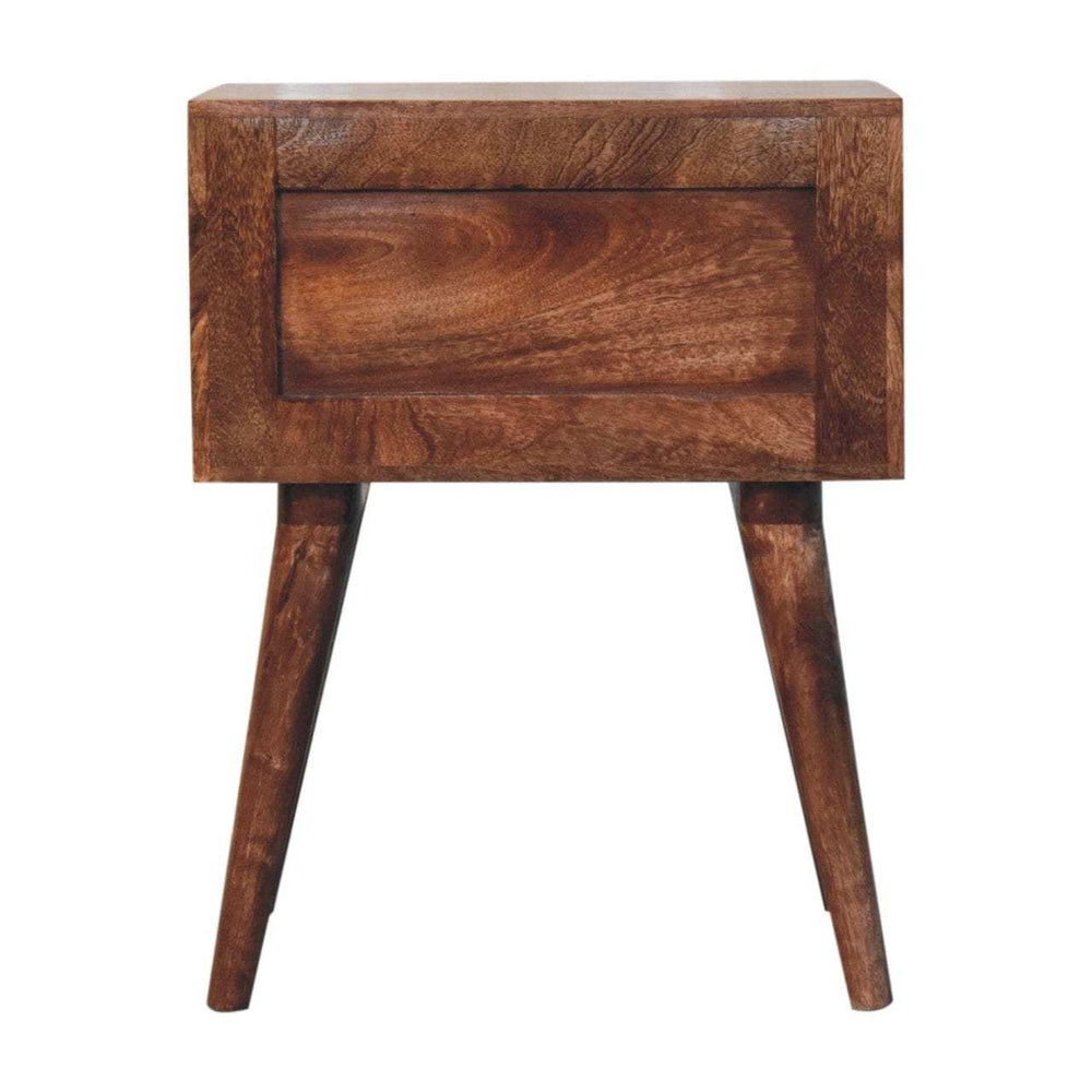 Artisan Furniture Honey Caramel Edessa Bone Inlay Bedside - Artisan Furniture - Flyclothing LLC