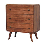 Artisan Furniture Curved Honey Caramel Chest - Artisan Furniture - Flyclothing LLC