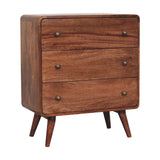 Artisan Furniture Curved Honey Caramel Chest - Artisan Furniture - Flyclothing LLC