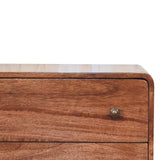 Artisan Furniture Curved Honey Caramel Chest - Artisan Furniture - Flyclothing LLC