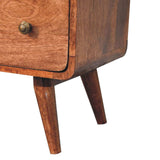 Artisan Furniture Curved Honey Caramel Chest - Artisan Furniture - Flyclothing LLC