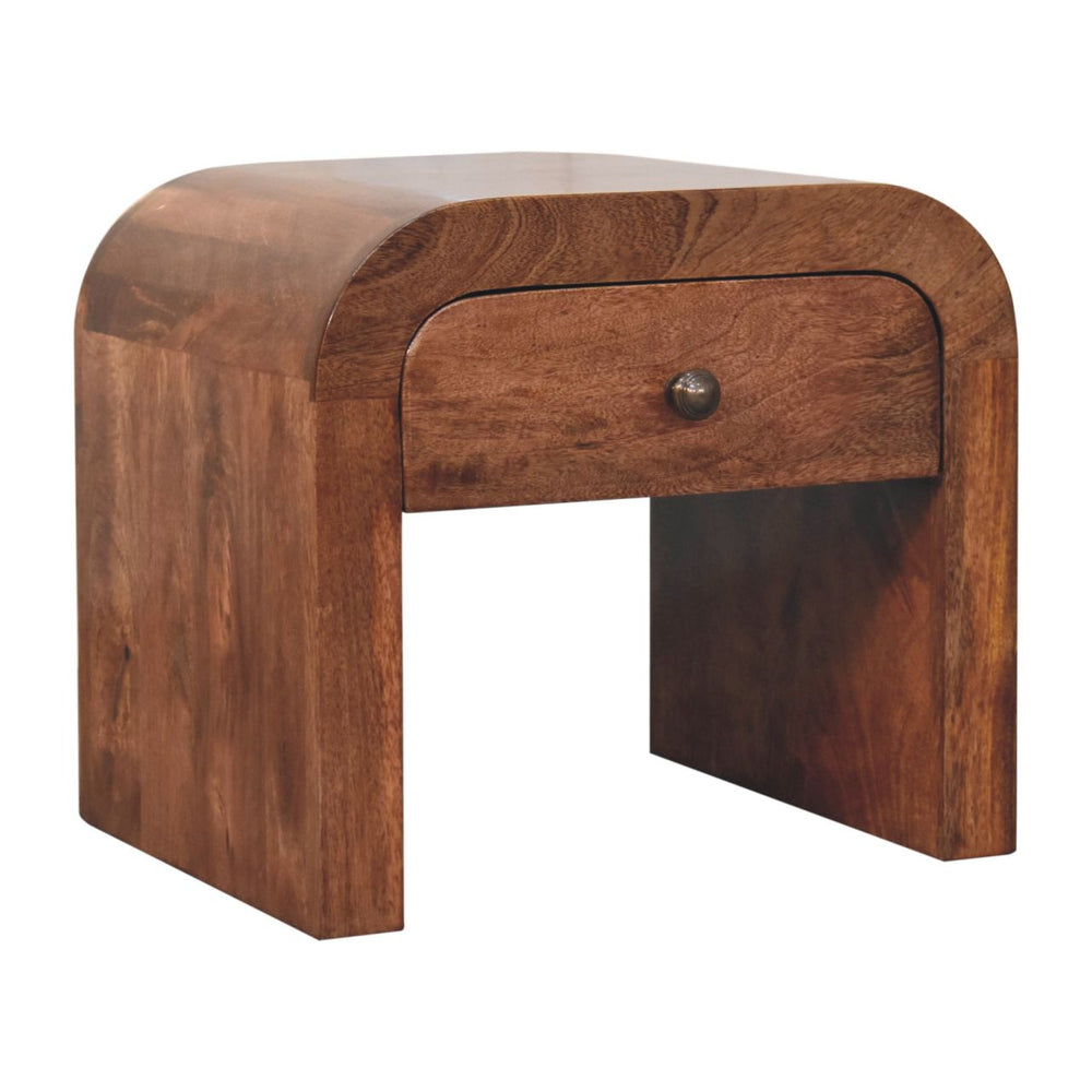 Honey Caramel Darcy Bedside - Artisan Furniture - Flyclothing LLC