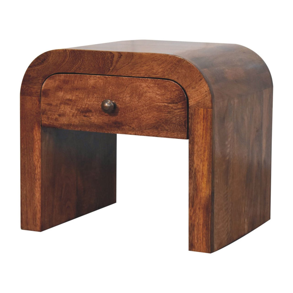 Honey Caramel Darcy Bedside - Artisan Furniture - Flyclothing LLC