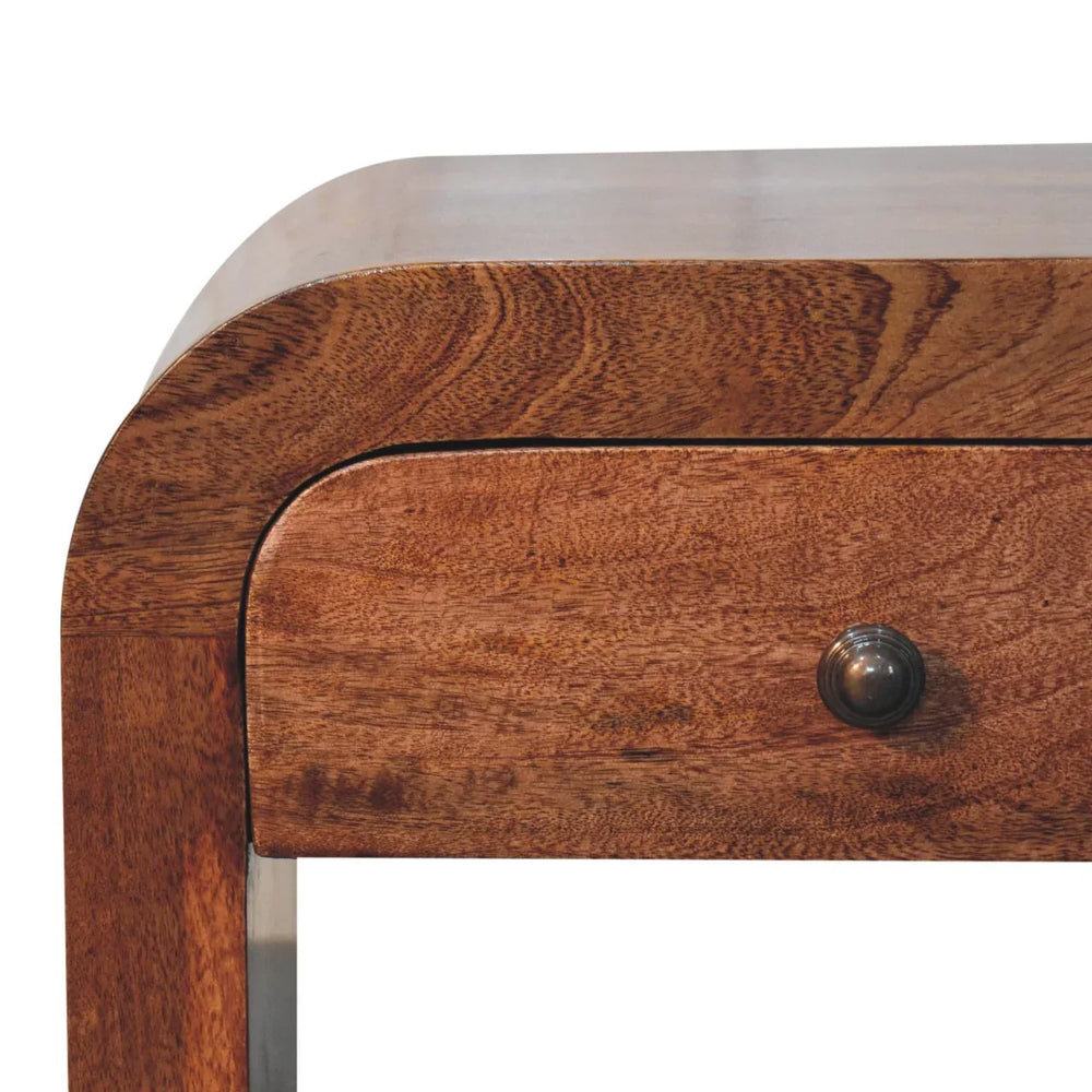 Honey Caramel Darcy Bedside - Artisan Furniture - Flyclothing LLC