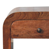 Honey Caramel Darcy Bedside - Artisan Furniture - Flyclothing LLC