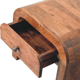 Honey Caramel Darcy Bedside - Artisan Furniture - Flyclothing LLC