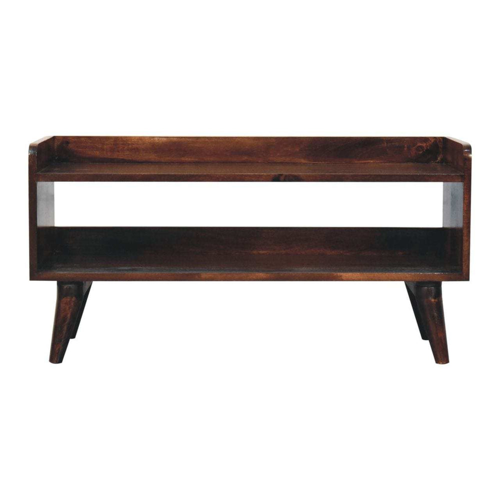Artisan Furniture California Walnut Nordic Storage Bench - Artisan Furniture - Flyclothing LLC