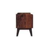 Artisan Furniture California Walnut Nordic Storage Bench - Artisan Furniture - Flyclothing LLC