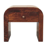 Artisan Furniture California Walnut Disc Bedside - Artisan Furniture - Flyclothing LLC