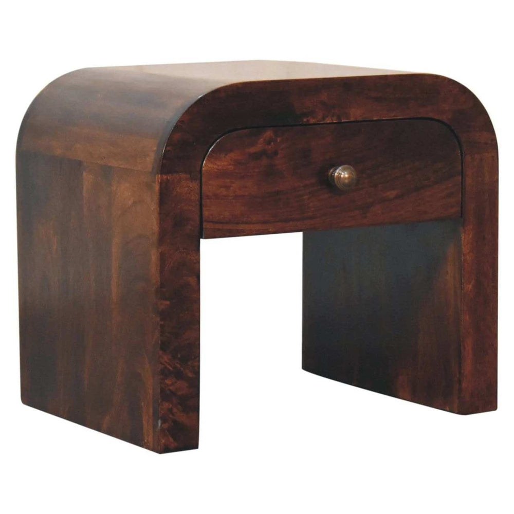 Artisan Furniture California Walnut Disc Bedside - Artisan Furniture - Flyclothing LLC