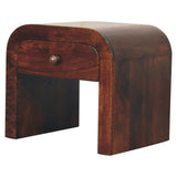 Artisan Furniture California Walnut Disc Bedside - Artisan Furniture - Flyclothing LLC