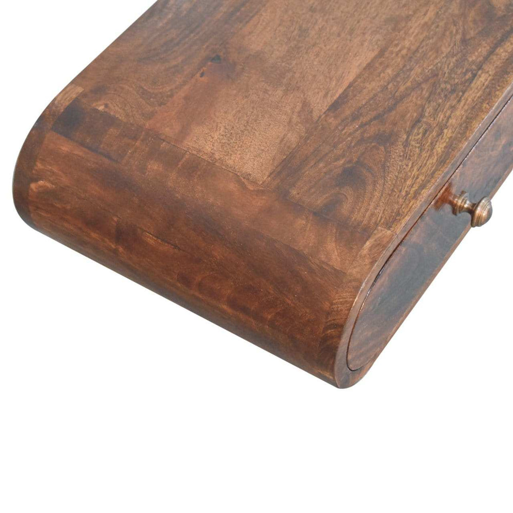 Artisan Furniture Wall Mounted California Walnut Console Table - Artisan Furniture - Flyclothing LLC