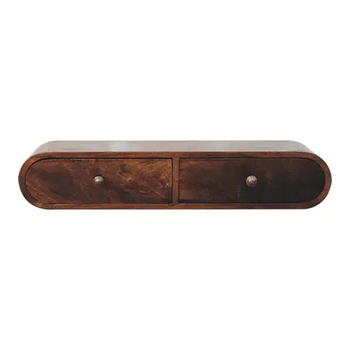 Artisan Furniture Wall Mounted California Walnut Console Table - Artisan Furniture - Flyclothing LLC