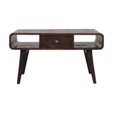 Artisan Furniture Curved California Walnut Coffee Table - Artisan Furniture - Flyclothing LLC