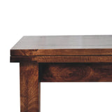 California Walnut Extendable Butterfly Dining Table - Artisan Furniture - Flyclothing LLC