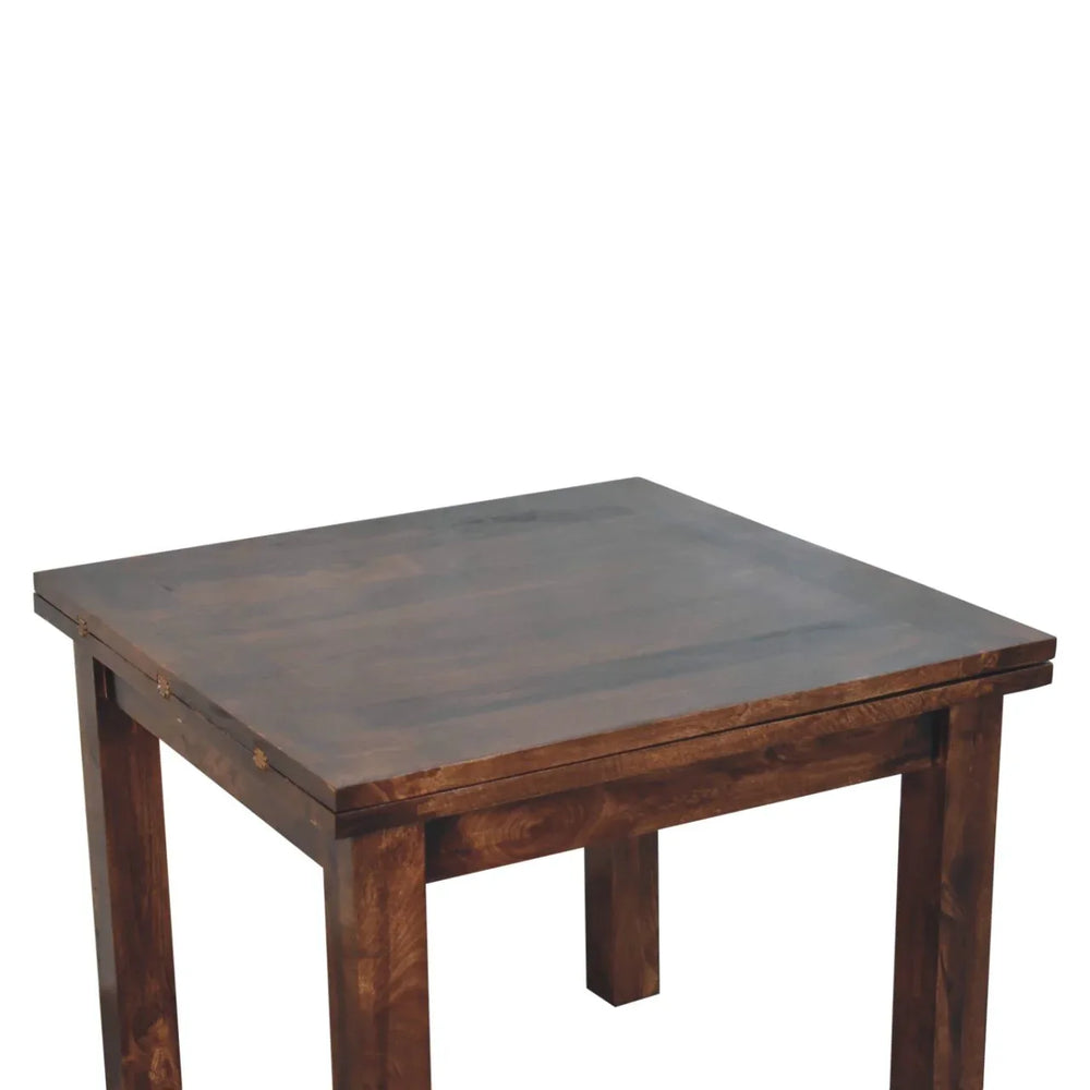 California Walnut Extendable Butterfly Dining Table - Artisan Furniture - Flyclothing LLC