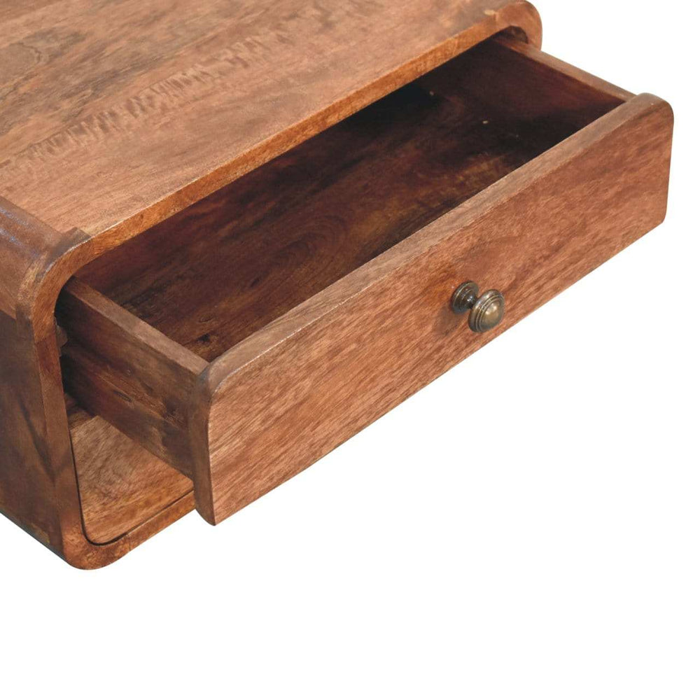Artisan Furniture Honey Caramel 2 Drawer Floating Bedside - Artisan Furniture - Flyclothing LLC