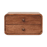 Artisan Furniture Honey Caramel 2 Drawer Floating Bedside - Artisan Furniture - Flyclothing LLC