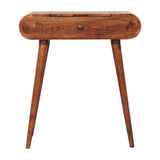 Artisan Furniture Mini Honey Caramel Dressing Table with Foldable Mirror - Artisan Furniture - Flyclothing LLC