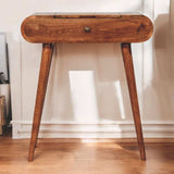 Artisan Furniture Mini Honey Caramel Dressing Table with Foldable Mirror - Artisan Furniture - Flyclothing LLC