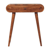 Artisan Furniture Mini Honey Caramel Dressing Table with Foldable Mirror - Artisan Furniture - Flyclothing LLC