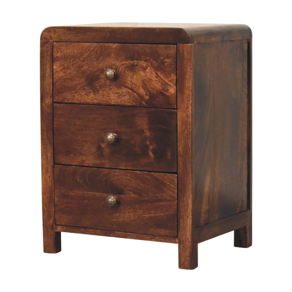 California Walnut Naya Bedside - Artisan Furniture - Flyclothing LLC