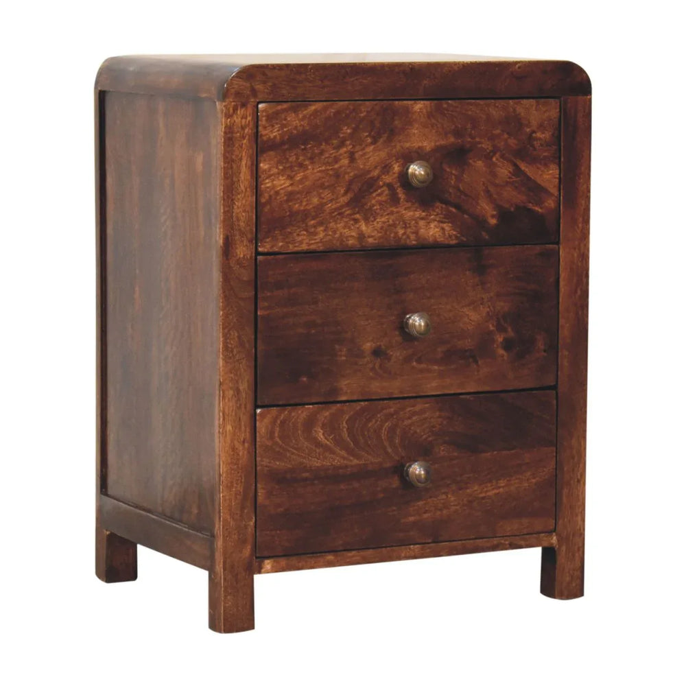 California Walnut Naya Bedside - Artisan Furniture - Flyclothing LLC
