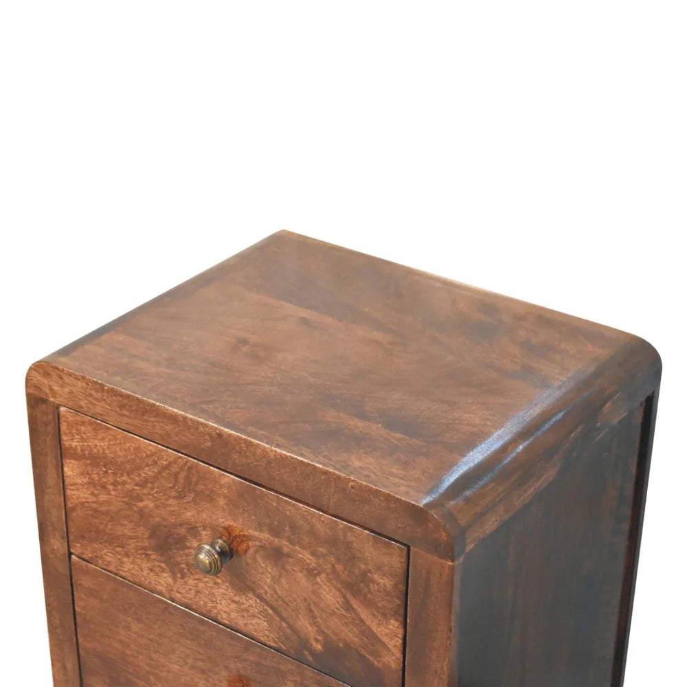 California Walnut Naya Bedside - Artisan Furniture - Flyclothing LLC
