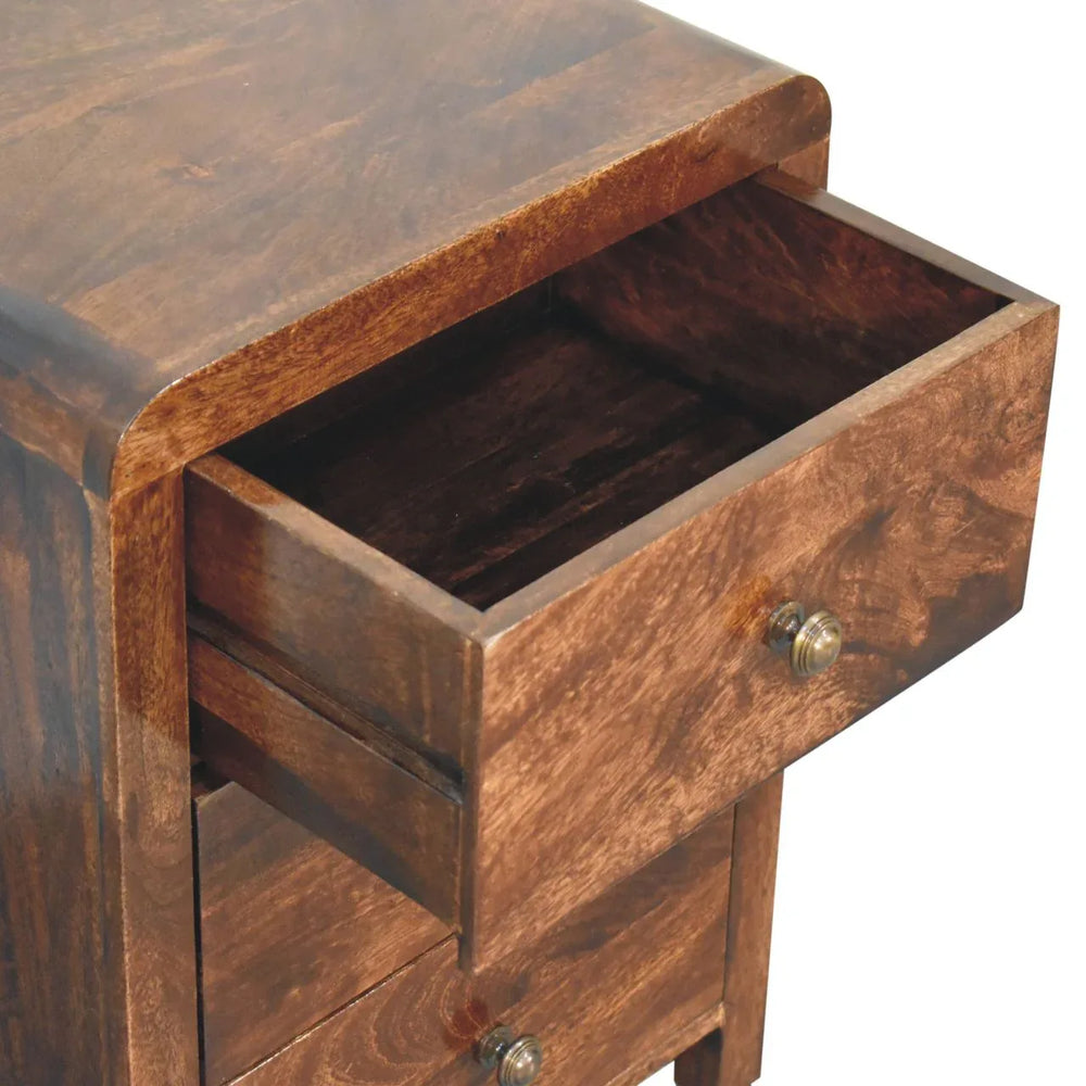 California Walnut Naya Bedside - Artisan Furniture - Flyclothing LLC