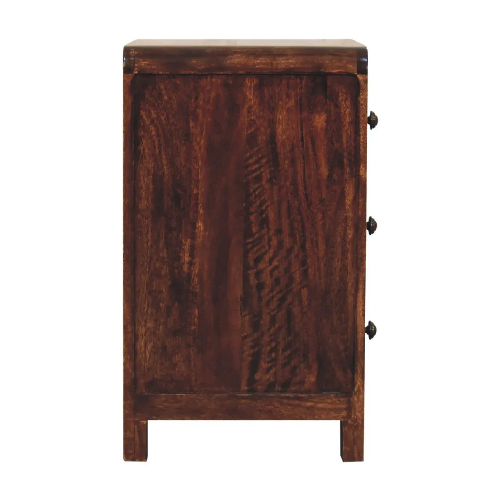 California Walnut Naya Bedside - Artisan Furniture - Flyclothing LLC