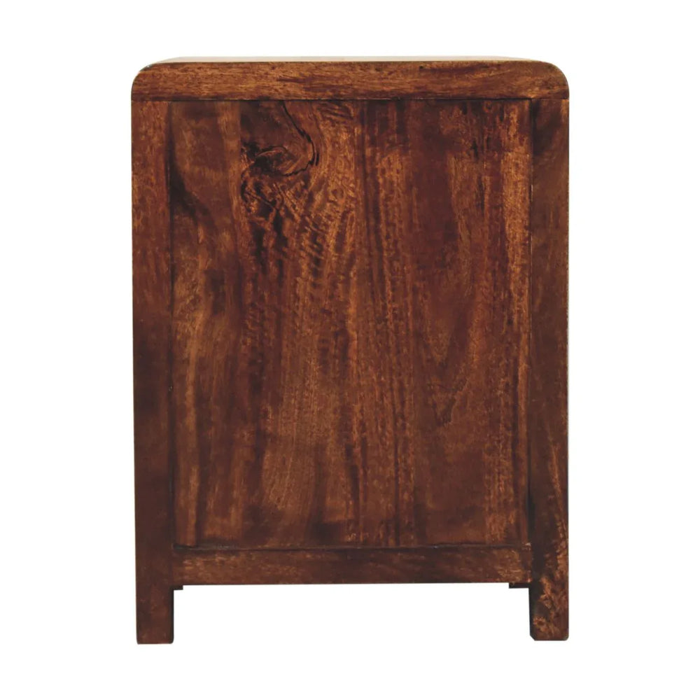California Walnut Naya Bedside - Artisan Furniture - Flyclothing LLC