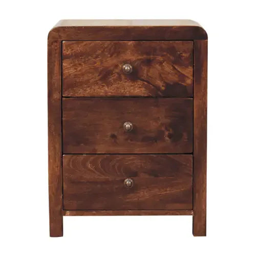 California Walnut Naya Bedside - Artisan Furniture - Flyclothing LLC
