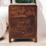 California Walnut Naya Bedside - Artisan Furniture - Flyclothing LLC