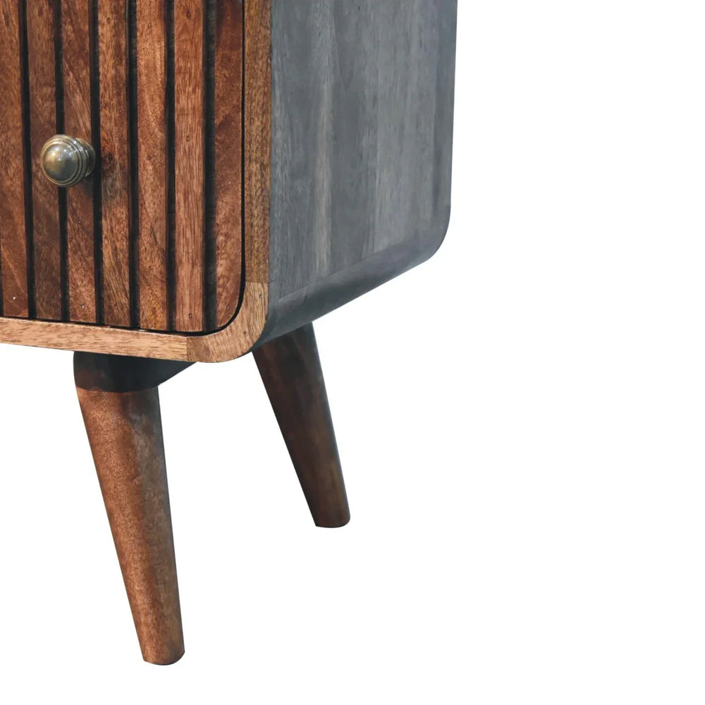 Honey Caramel T-bar Ridged Chest - Artisan Furniture - Flyclothing LLC