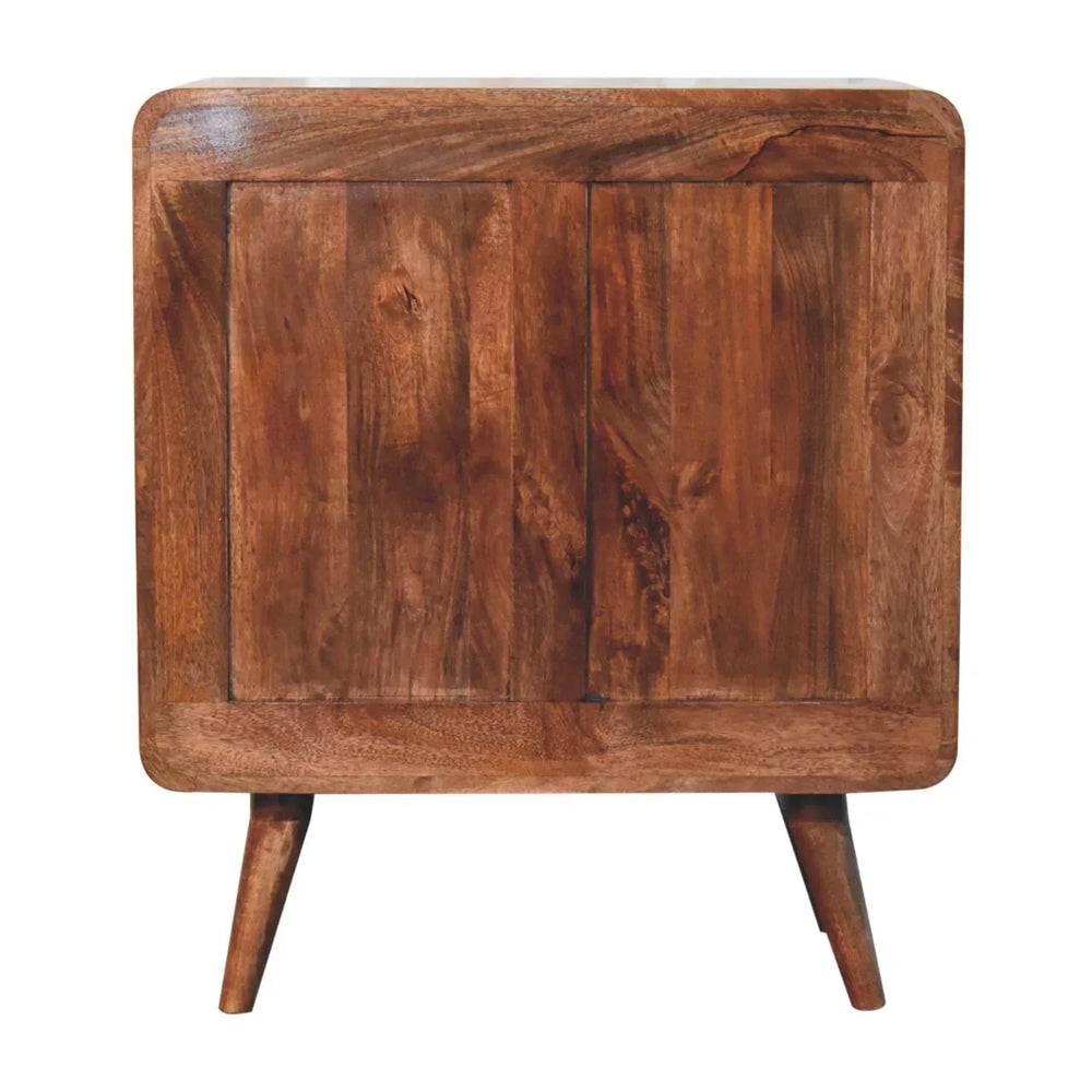 Honey Caramel T-bar Ridged Chest - Artisan Furniture - Flyclothing LLC