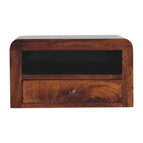 Artisan Chunky Chestnut Floating Bedside - Artisan Furniture - Flyclothing LLC