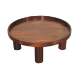Crescent Chestnut Coffee Table - Artisan Furniture - Flyclothing LLC