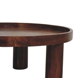 Crescent Chestnut Coffee Table - Artisan Furniture - Flyclothing LLC